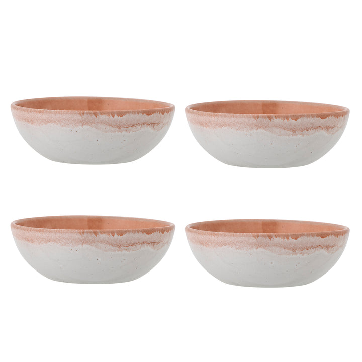 Set Boluri Ceramică Portocalie Bloomingville - Imagine 1