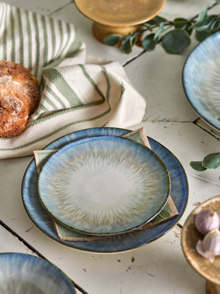 Farfurie Ceramică Albastră Bloomingville - Imagine 5