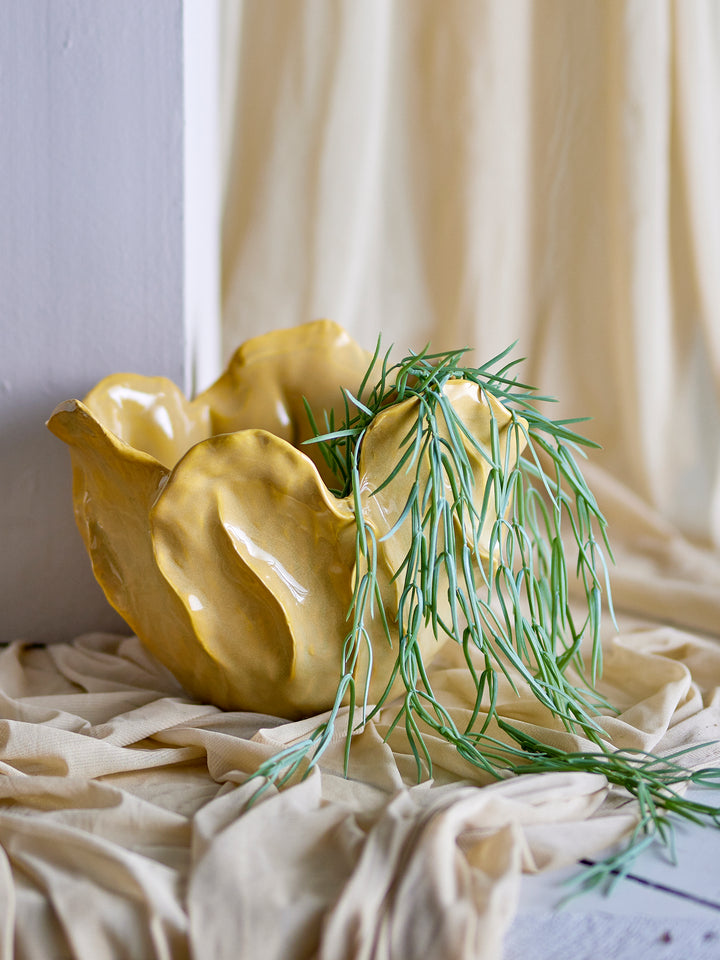 Bol Ceramic Galben Bloomingville - Imagine 3