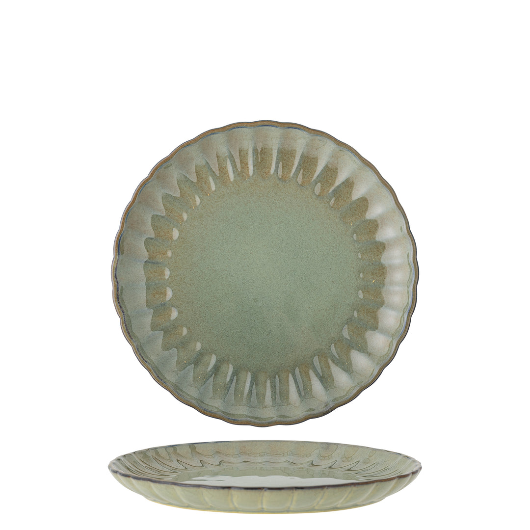 Farfurie Ceramică Verde Bloomingville - Imagine 1