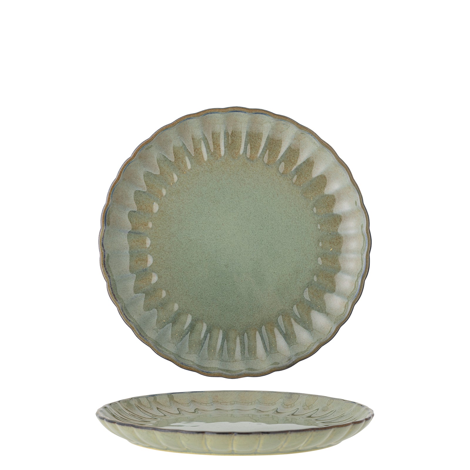 Farfurie Ceramică Verde Bloomingville - Imagine 1