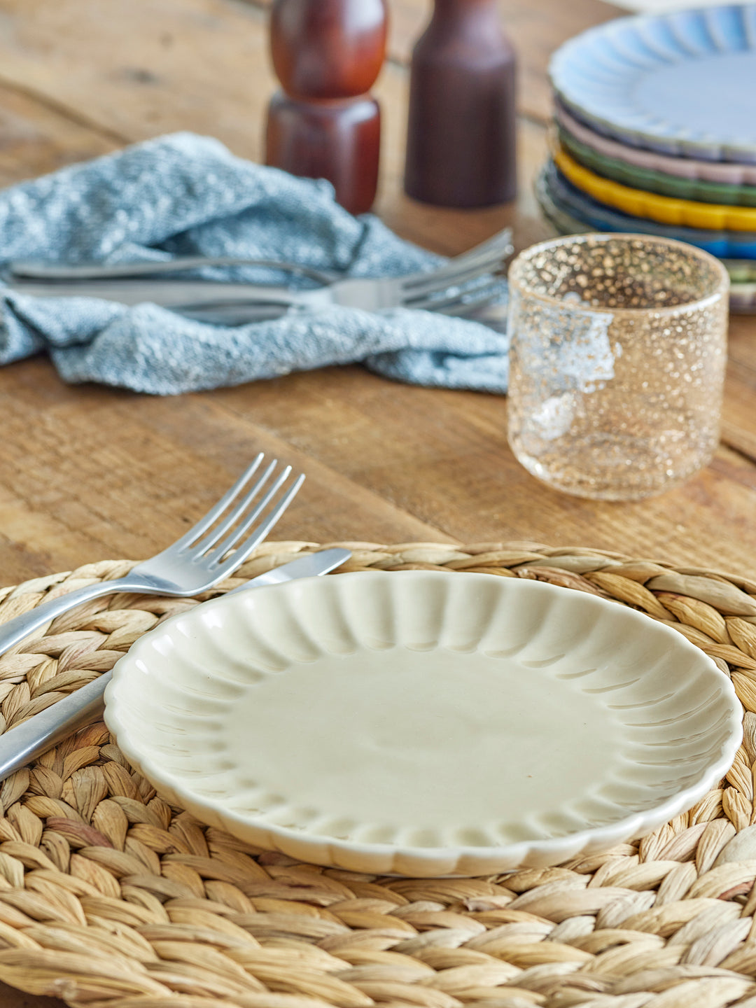 Farfurie Ceramică Naturală Bloomingville - Imagine 4