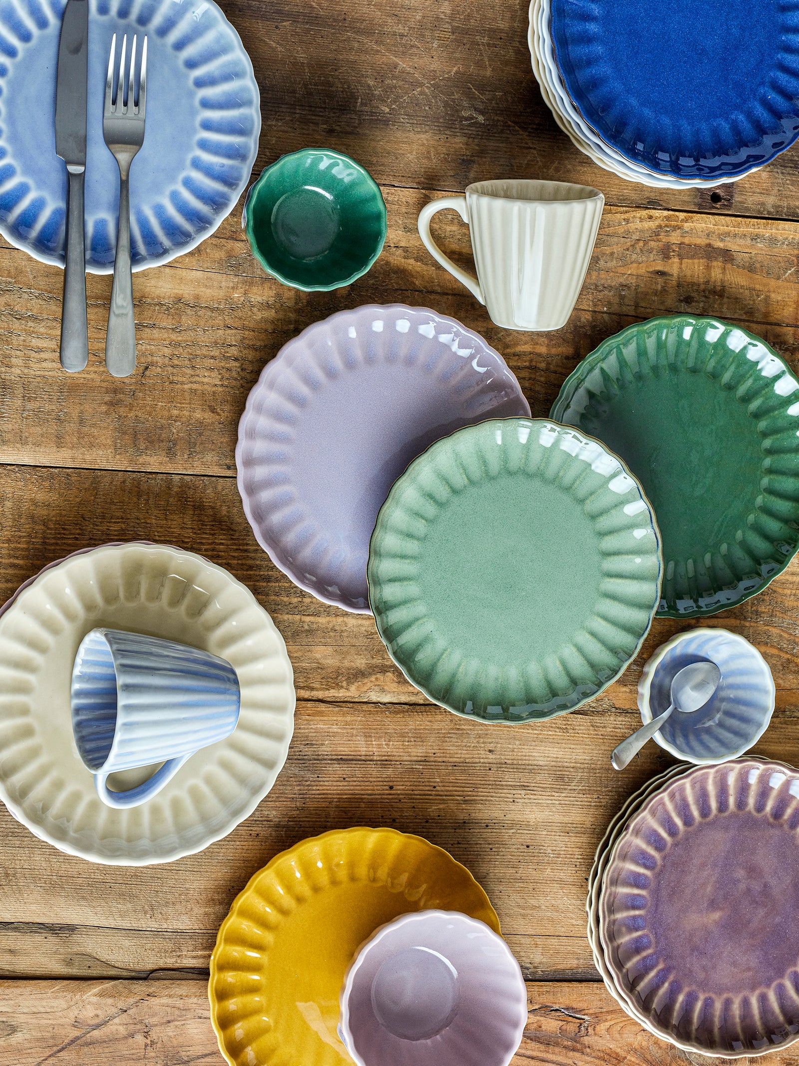 Farfurie Ceramică Roz Bloomingville - Imagine 6