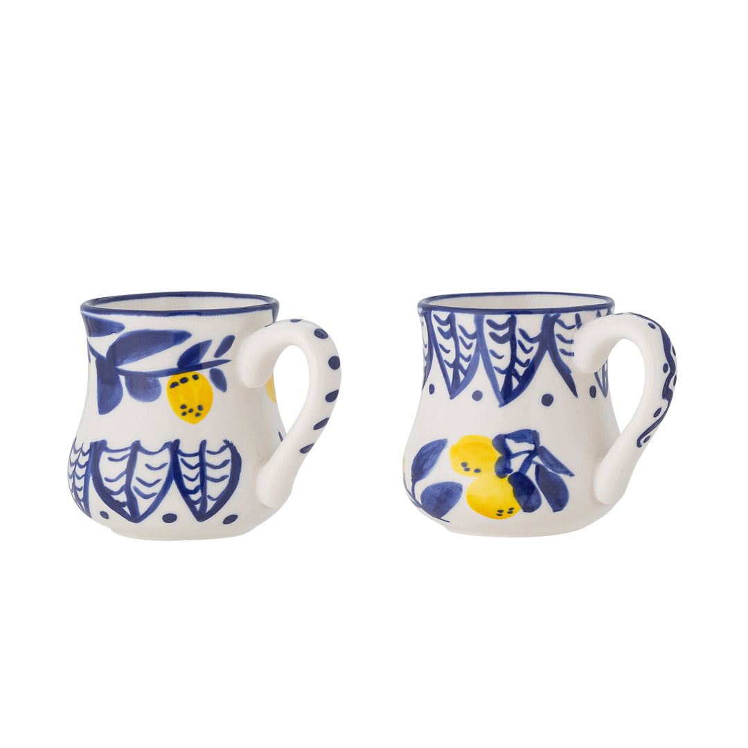Căni Espresso Ceramică Albastră Bloomingville - Imagine 2