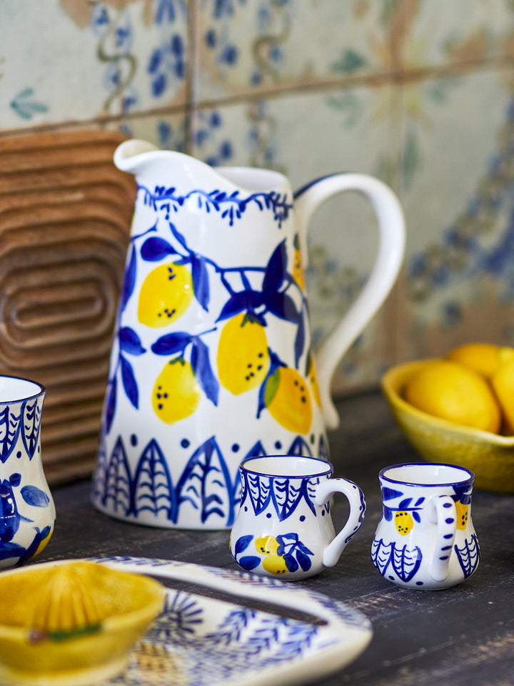Căni Espresso Ceramică Albastră Bloomingville - Imagine 4