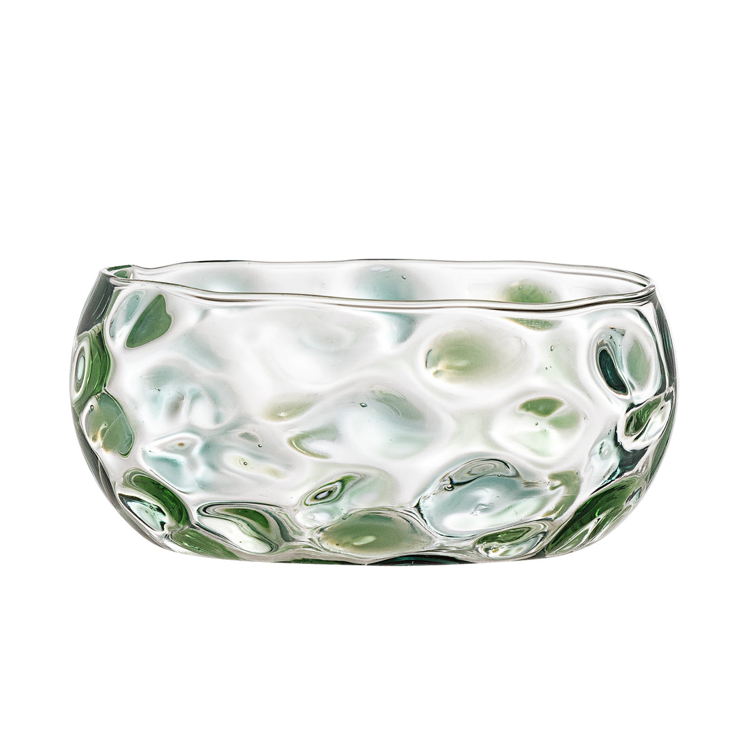 Bol Sticlă Verde Rondha Bloomingville - Imagine 1