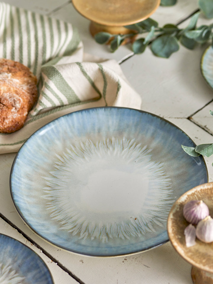 Farfurie Ceramică Albastră Bloomingville - Imagine 4