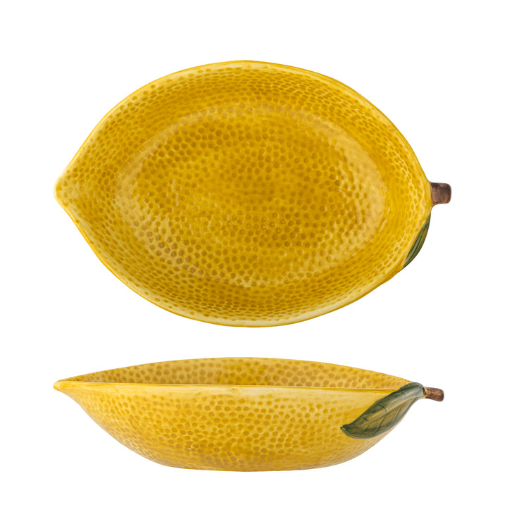 Bol Ceramic Galben Limone Bloomingville - Imagine 1