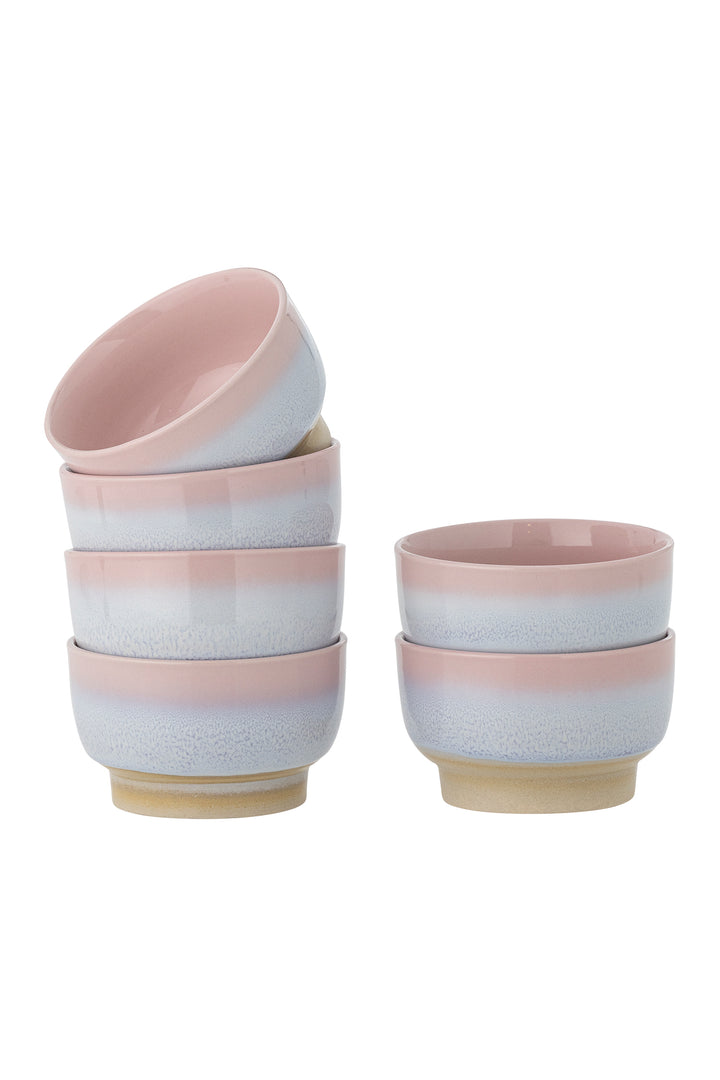 Set Boluri Ceramică Roz Bloomingville - Imagine 1
