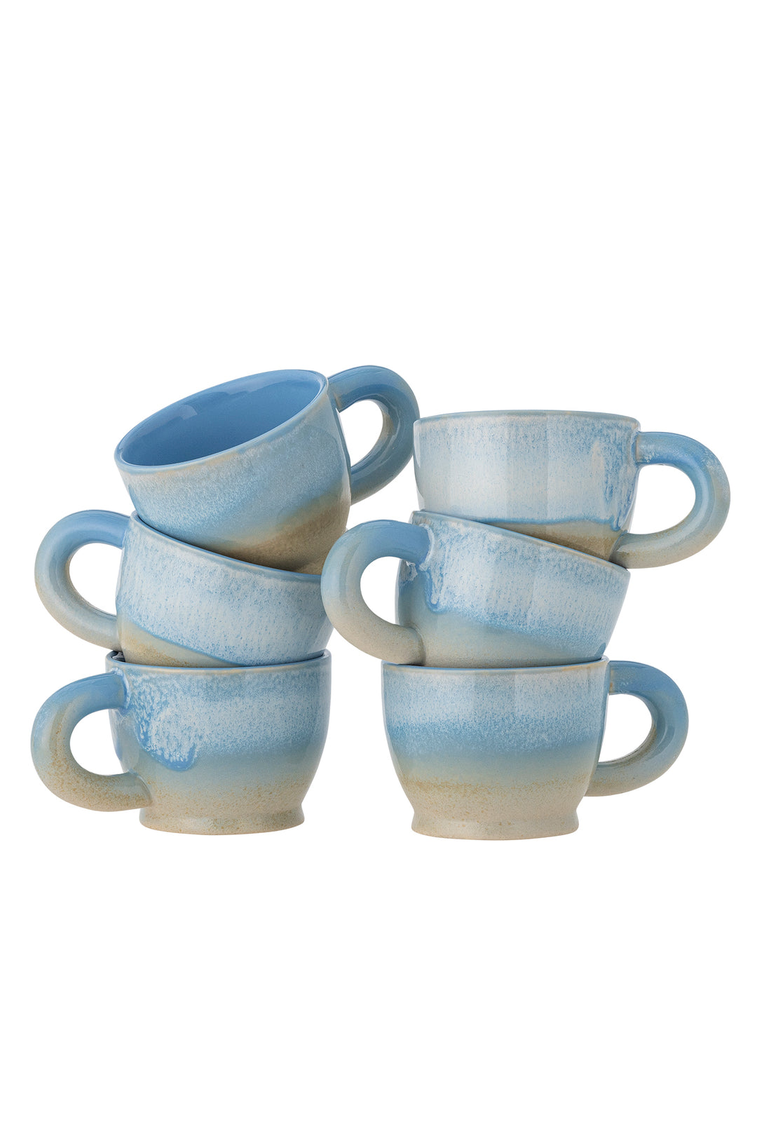 Set Căni Ceramică Albastră Bloomingville - Imagine 1