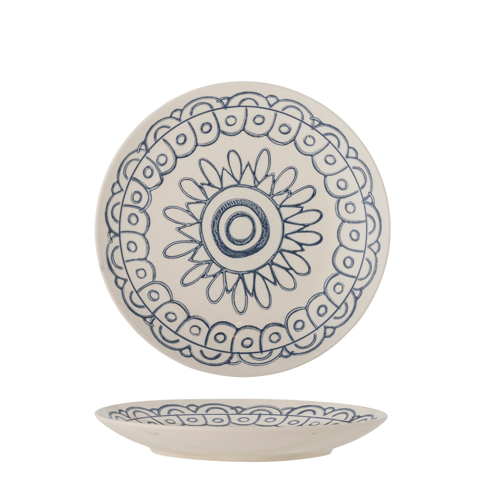 Farfurie Ceramică Albastră Bloomingville - Imagine 1