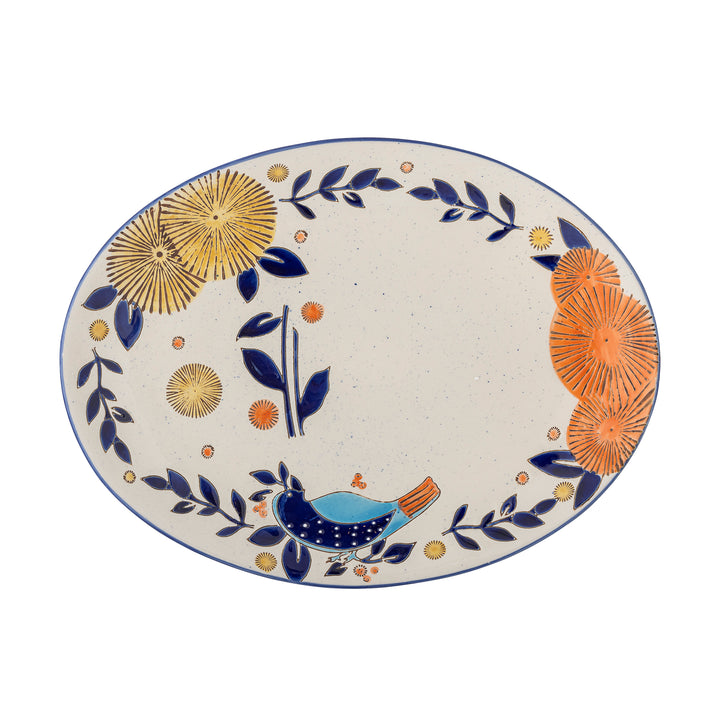 Platou Servire Ceramică Multicolor Bloomingville - Imagine 2