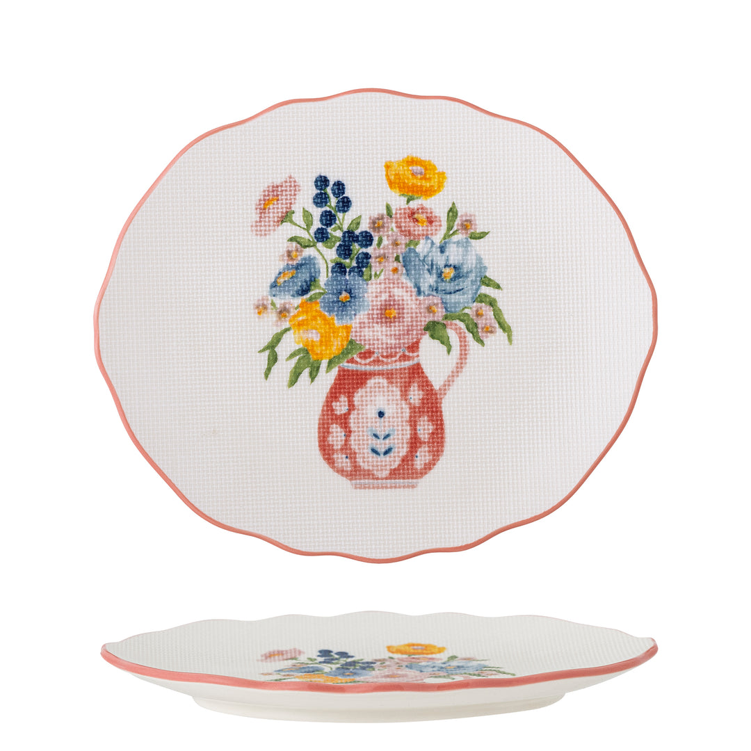 Farfurie Ceramică Multicoloră Bloomingville - Imagine 1