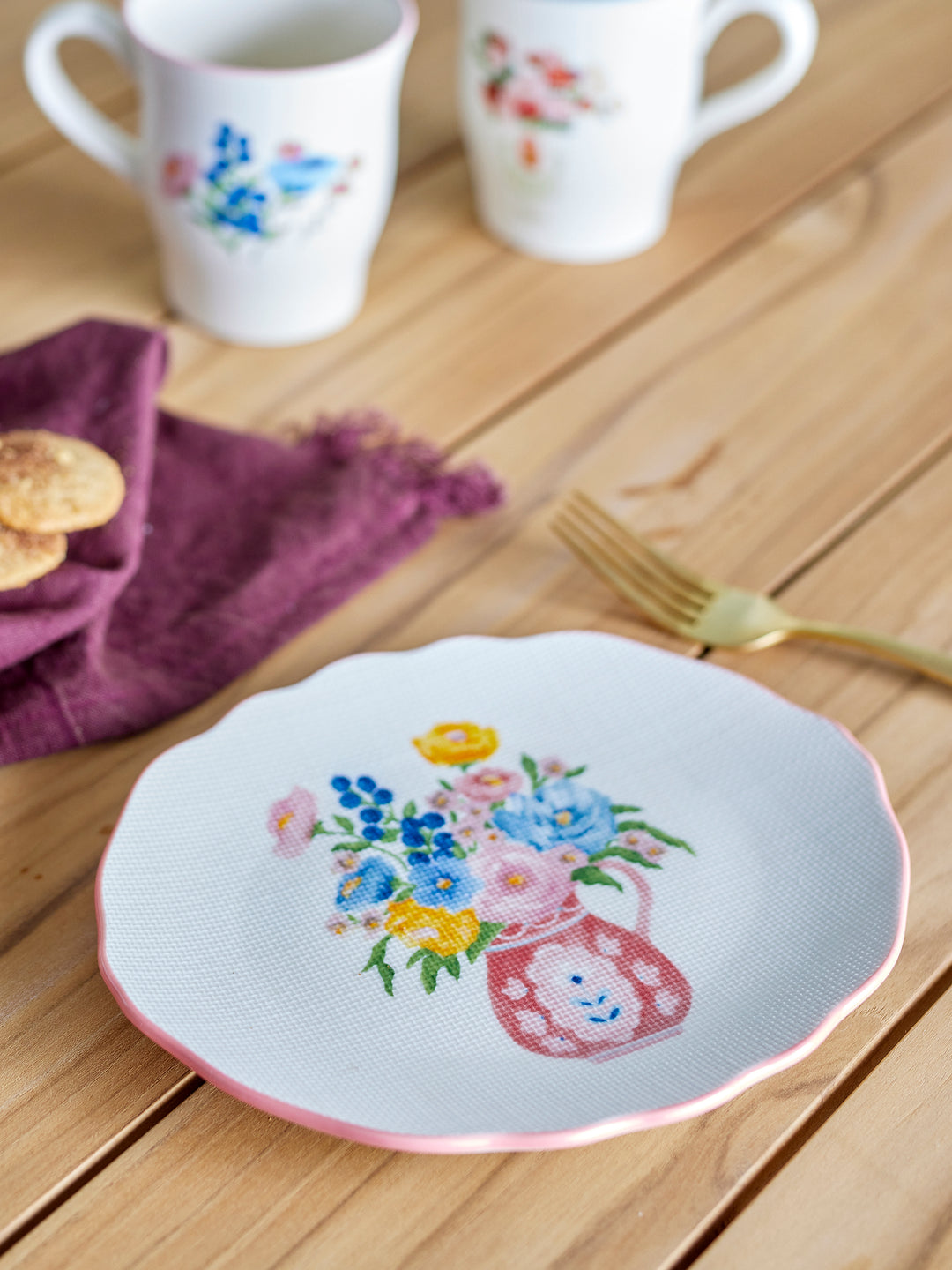 Farfurie Ceramică Multicoloră Bloomingville - Imagine 5
