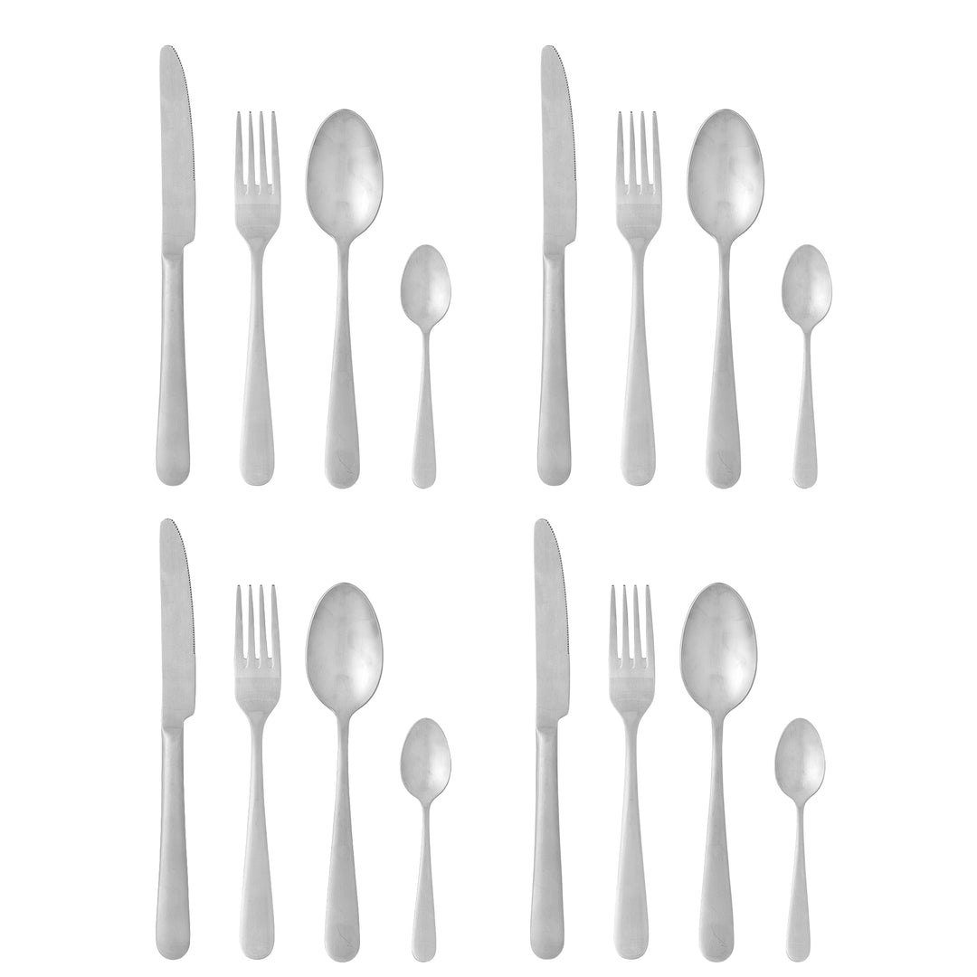 Set Tacâmuri Argintii Din Oțel Inoxidabil Bloomingville - Imagine 1