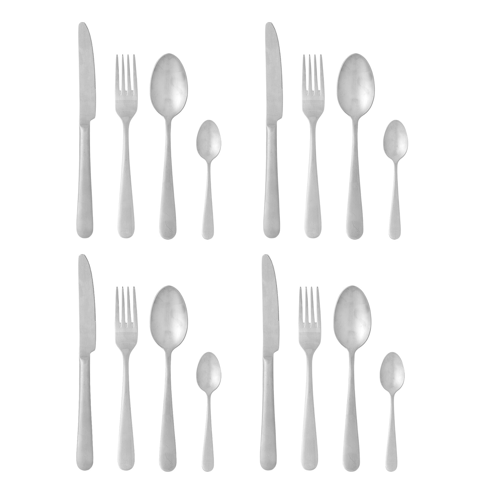 Set Tacâmuri Argintii Din Oțel Inoxidabil Bloomingville - Imagine 1
