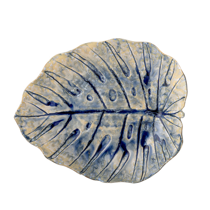 Farfurie Servire Ceramică Albastră Bloomingville - Imagine 2