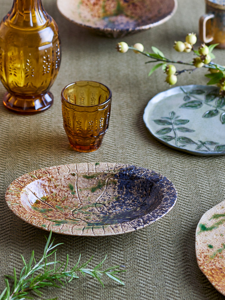 Farfurie Servire Ceramică Multicolor Bloomingville - Imagine 6