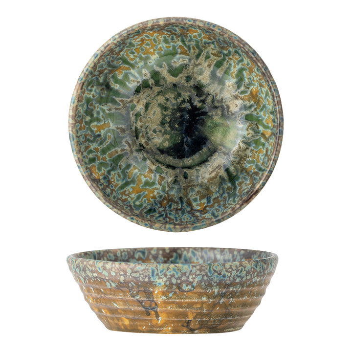 Bol Ceramic Verde Cu Glazură Reactivă Bloomingville - Imagine 1