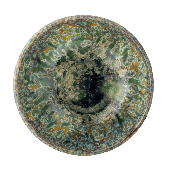 Bol Ceramic Verde Cu Glazură Reactivă Bloomingville - Imagine 2
