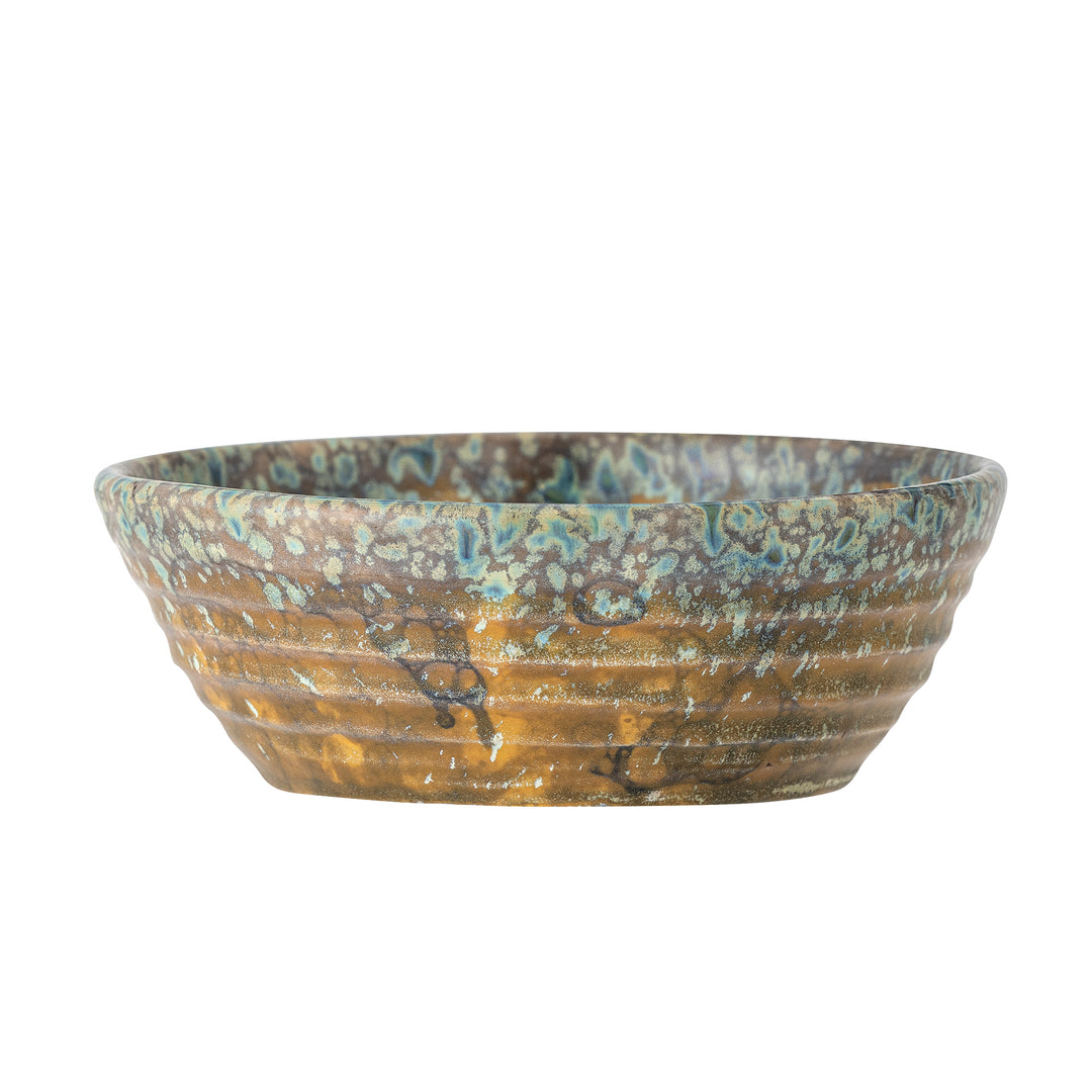 Bol Ceramic Verde Cu Glazură Reactivă Bloomingville - Imagine 3