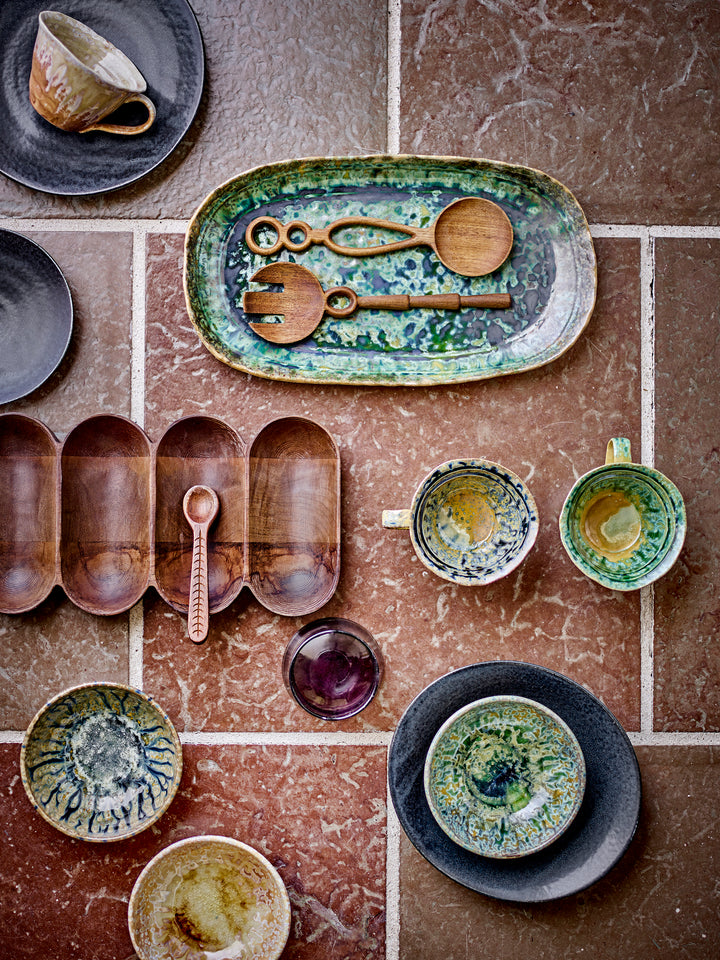 Bol Ceramic Verde Cu Glazură Reactivă Bloomingville - Imagine 6