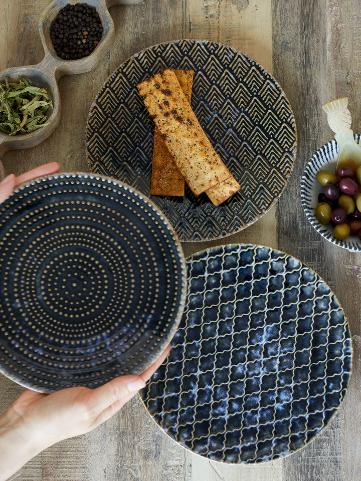 Set Farfurii Ceramice Albastru Bloomingville - Imagine 3