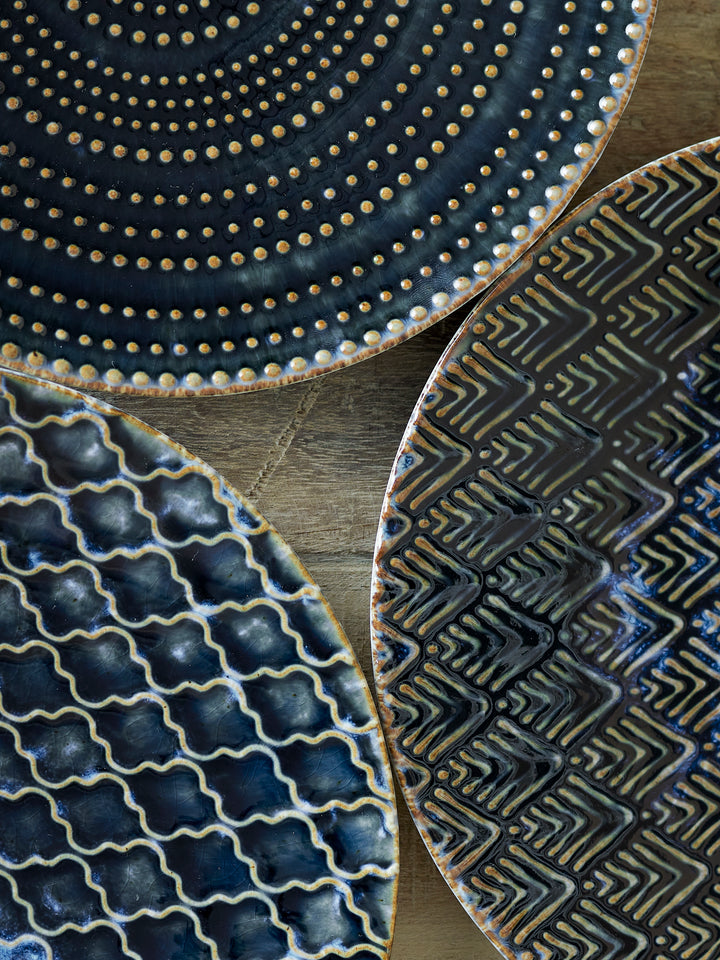 Set Farfurii Ceramice Albastru Bloomingville - Imagine 4