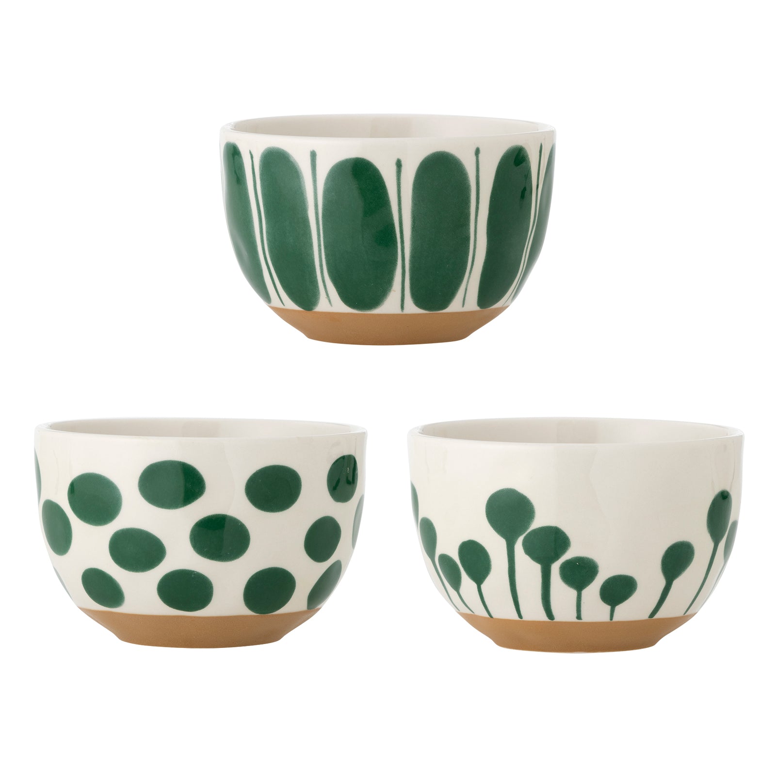 Set Boluri Ceramice Verzi Bloomingville - Imagine 1