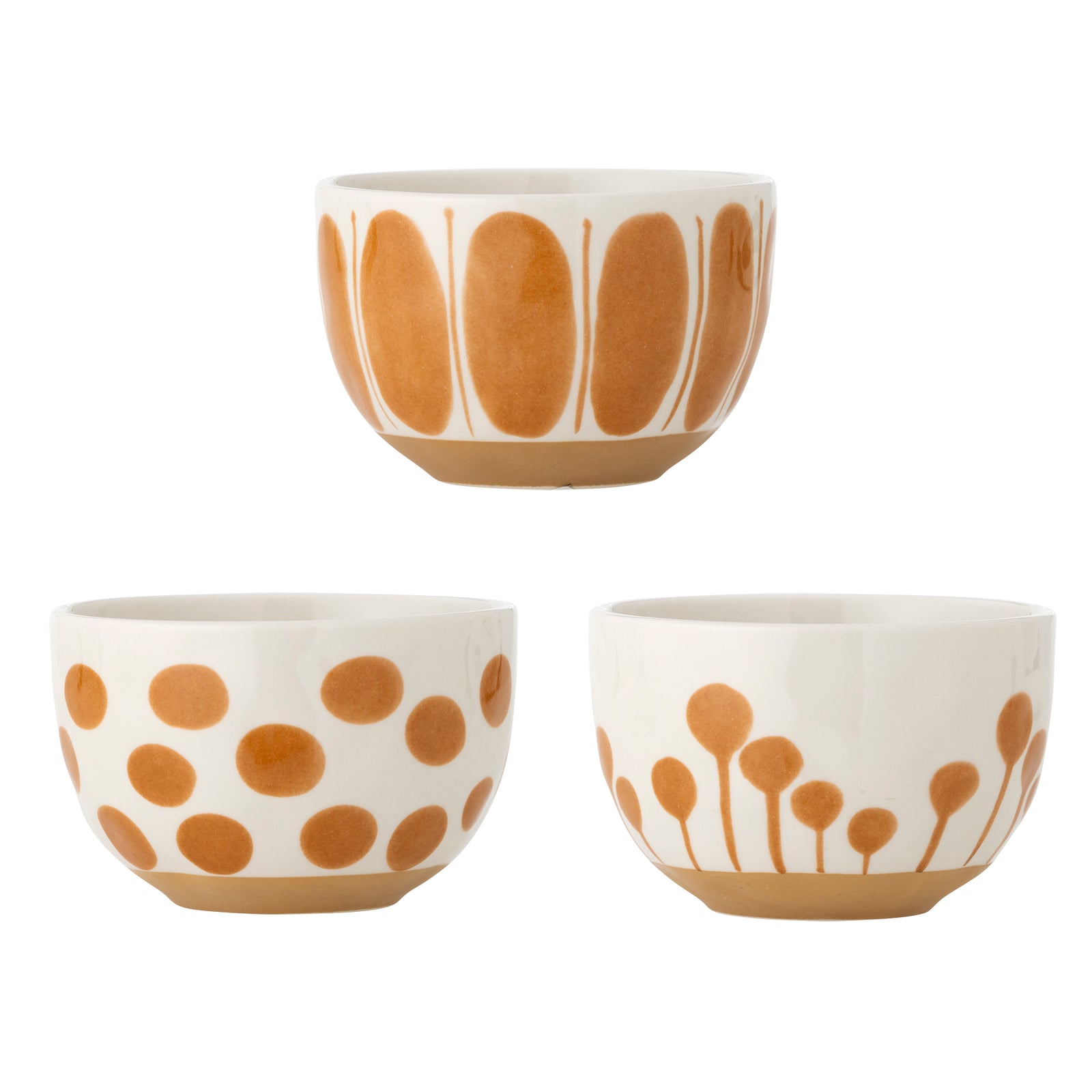 Set Boluri Ceramică Maro Linora Bloomingville - Imagine 1