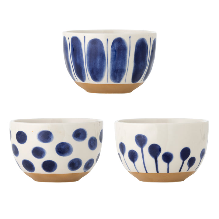 Set Boluri Ceramică Albastră Bloomingville - Imagine 1