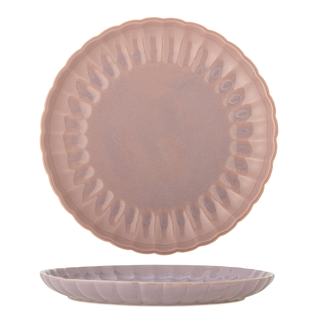 Farfurie Ceramică Roz Bloomingville - Imagine 1