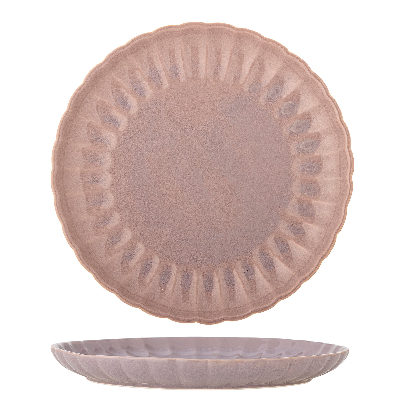 Farfurie Ceramică Roz Bloomingville - Imagine 1