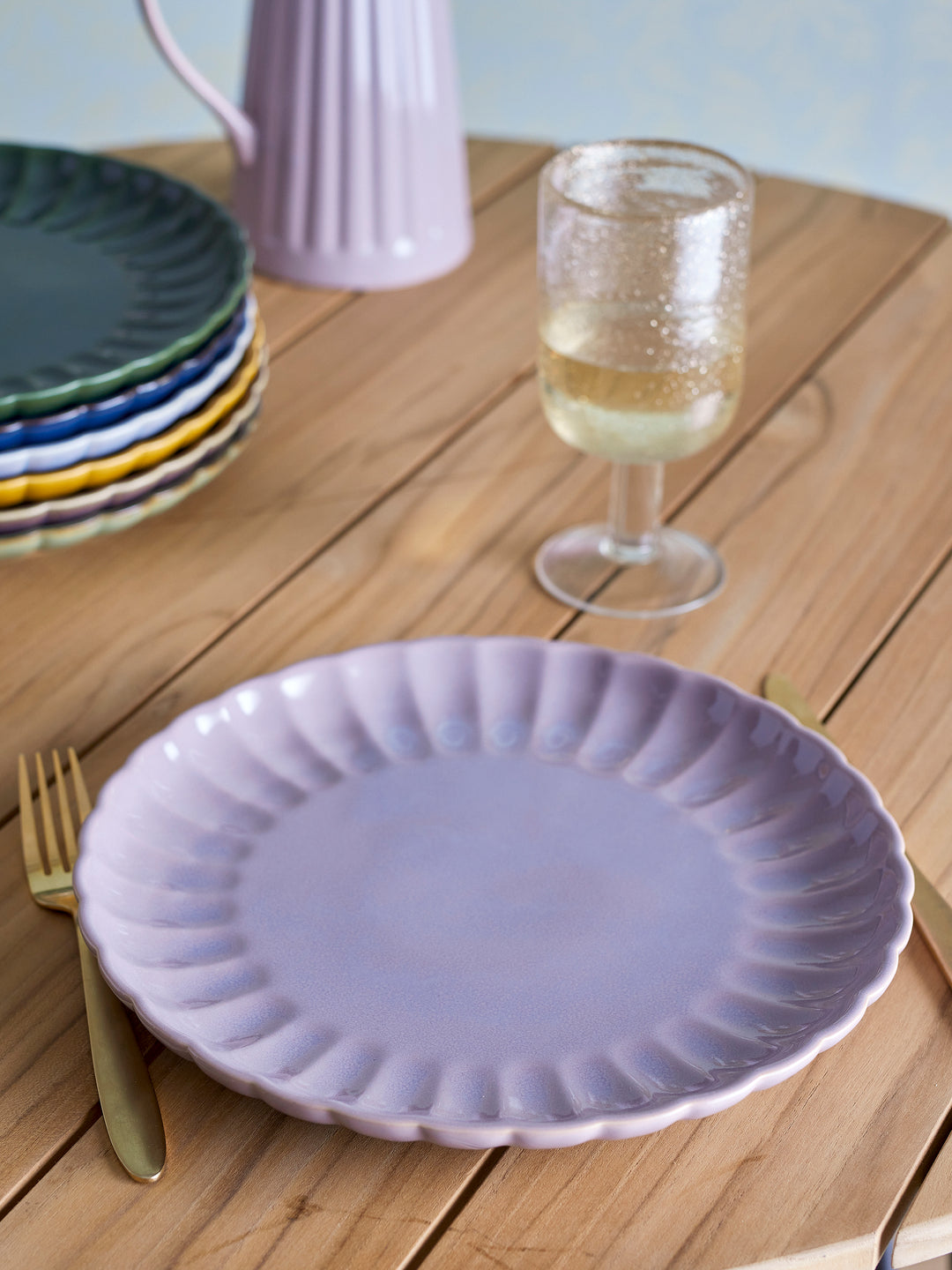 Farfurie Ceramică Roz Bloomingville - Imagine 5