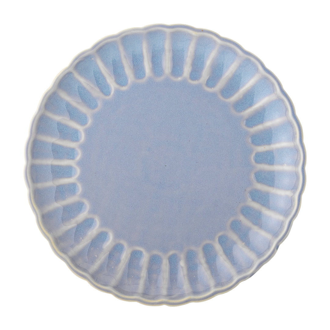 Farfurie Ceramică Albastră Bloomingville - Imagine 3