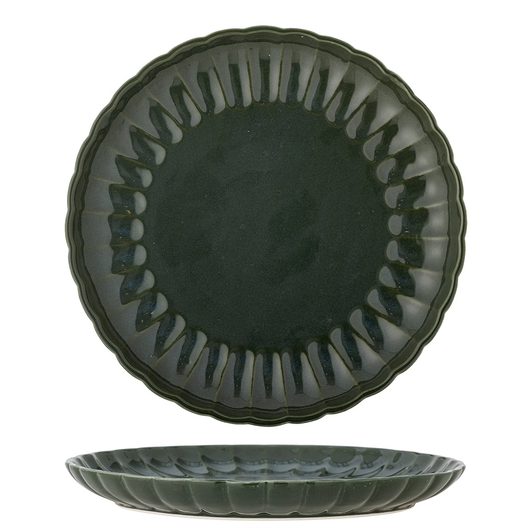 Farfurie Ceramică Verde Bloomingville - Imagine 1
