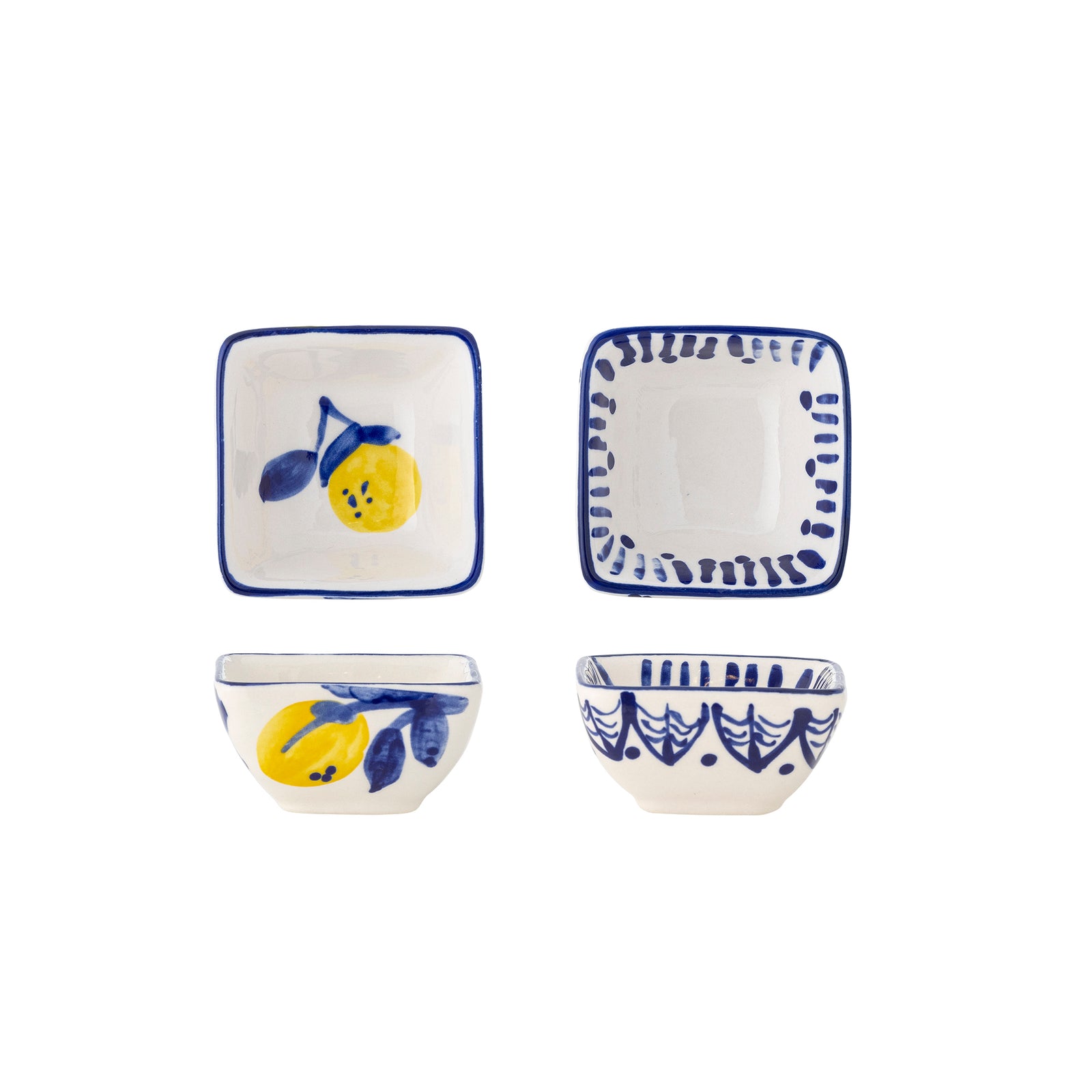 Set Boluri Ceramice Albastru Bloomingville - Imagine 1