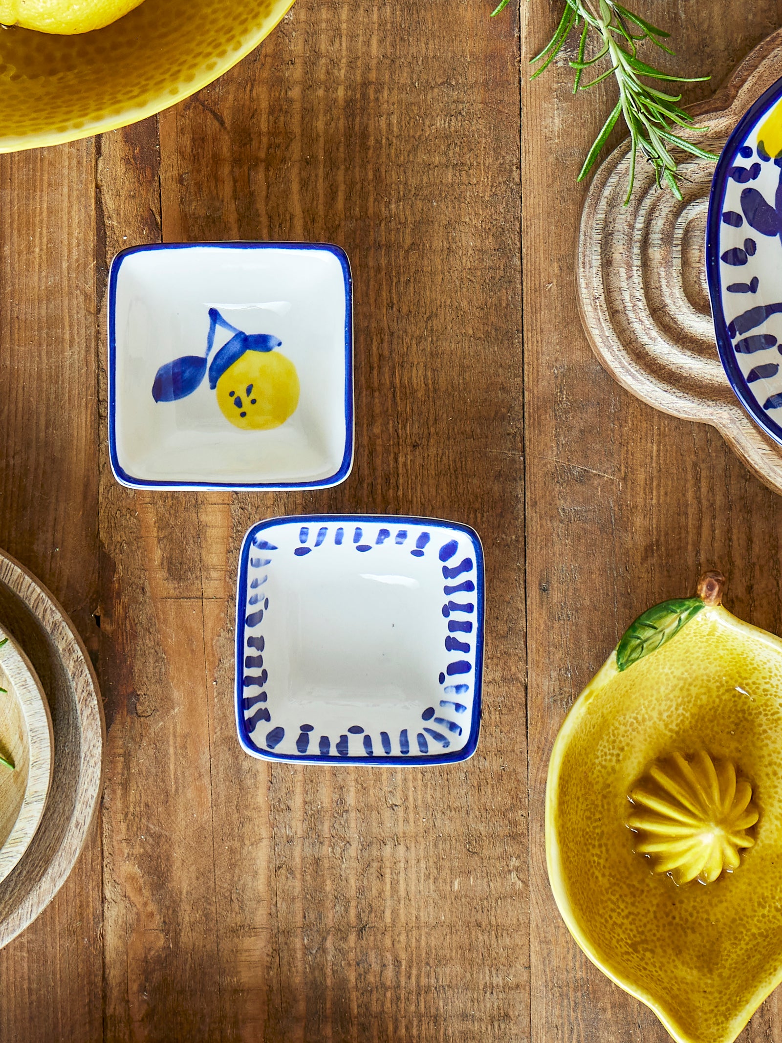 Set Boluri Ceramice Albastru Bloomingville - Imagine 2