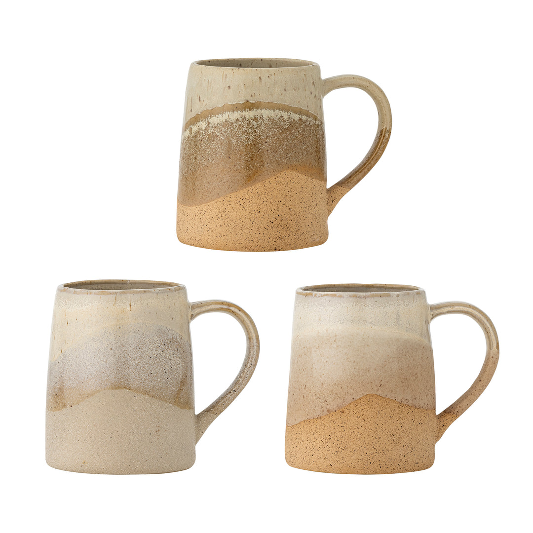 Set Căni Ceramică Maro Bloomingville - Imagine 1