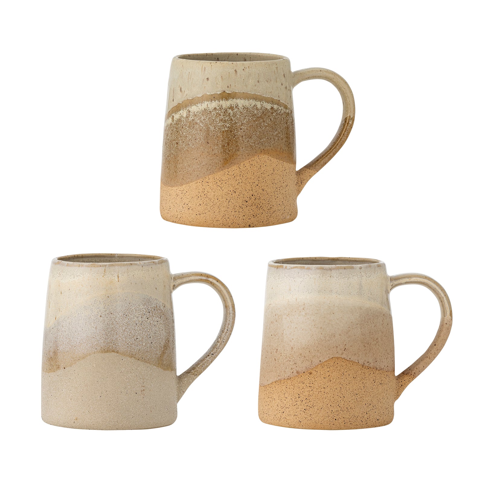 Set Căni Ceramică Maro Bloomingville - Imagine 1