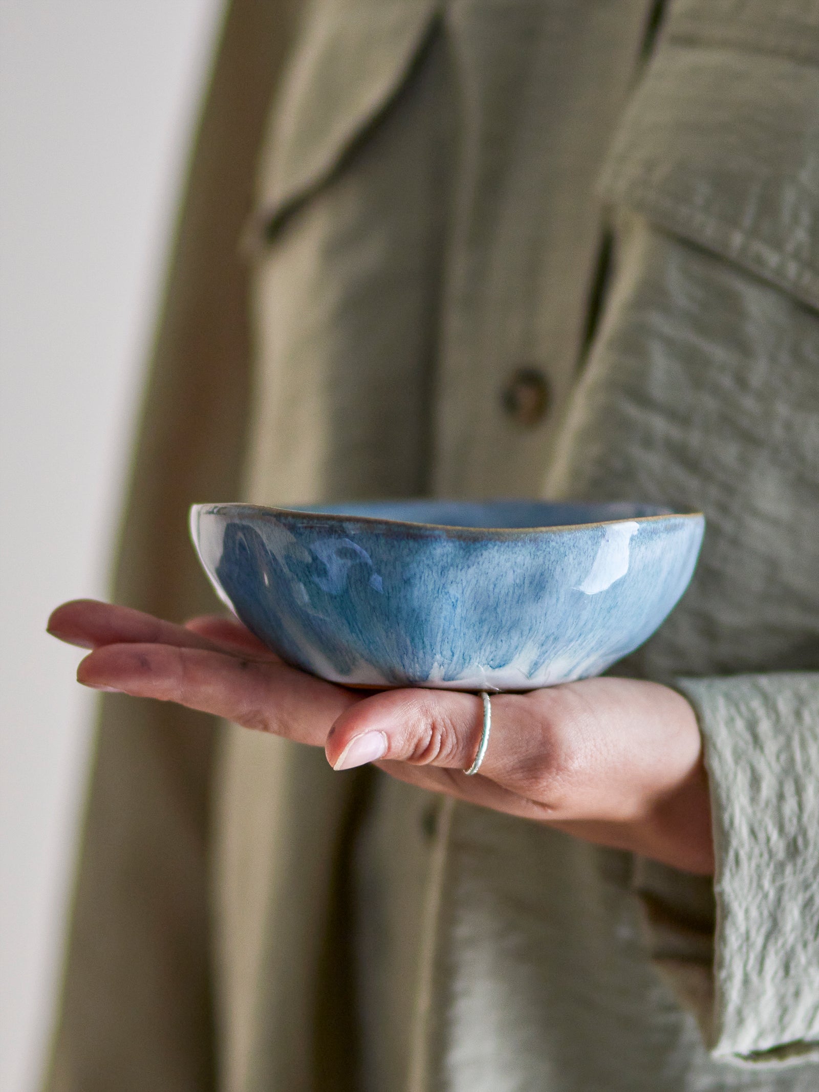 Bol Ceramică Albastru Nara Bloomingville - Imagine 4