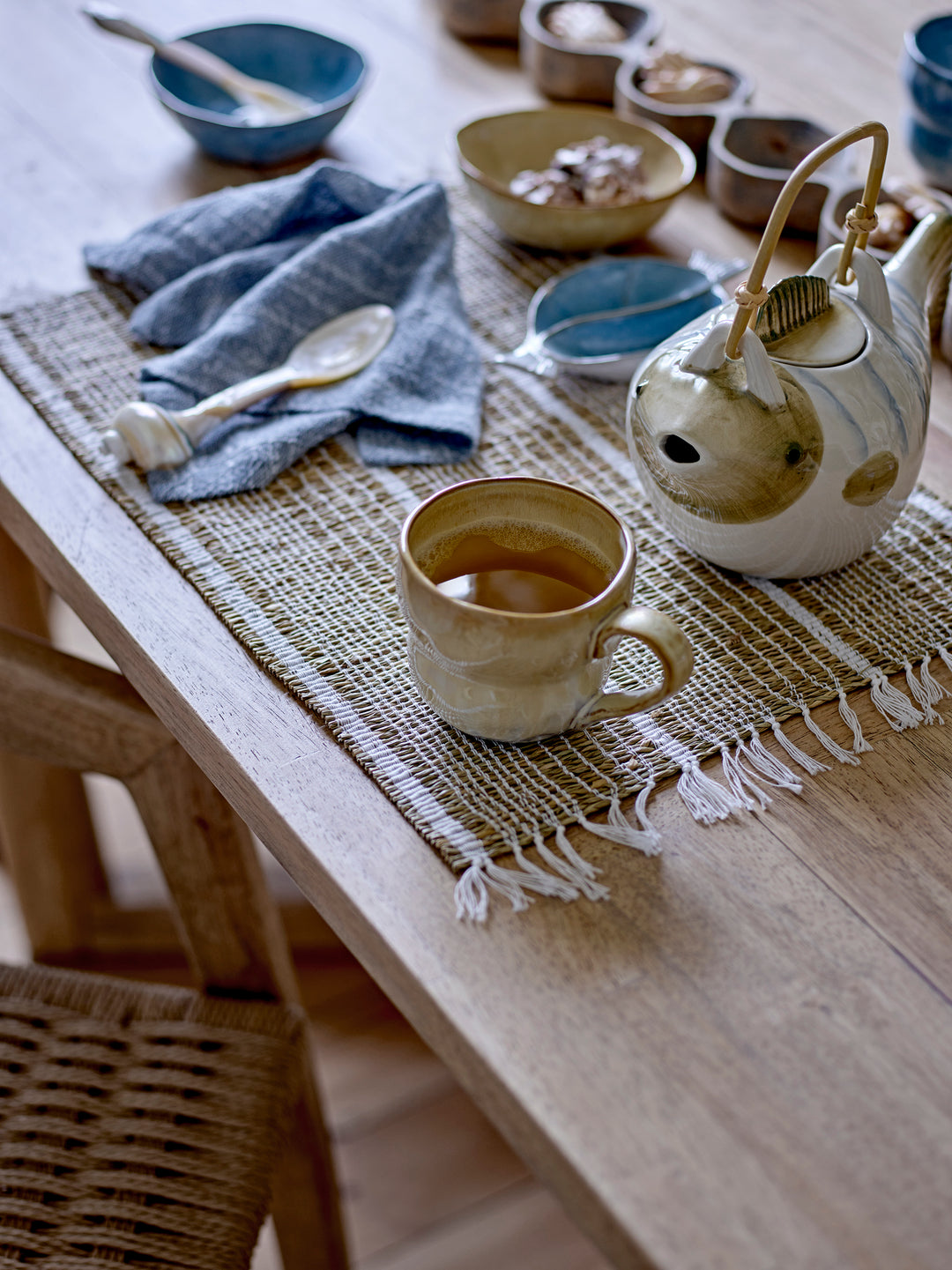 Ceainic Ceramică Multicolor Cu Infuzor Bloomingville - Imagine 6