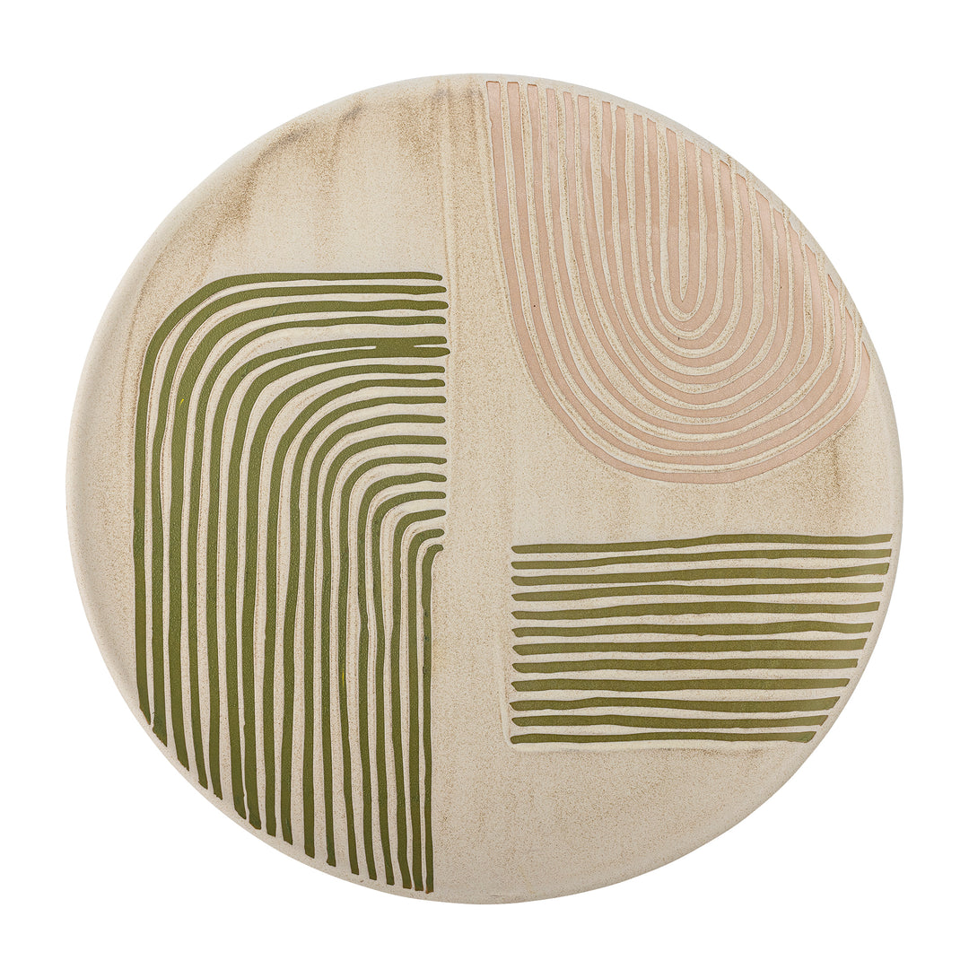 Farfurie Servire Ceramică Multicoloră Bloomingville - Imagine 3