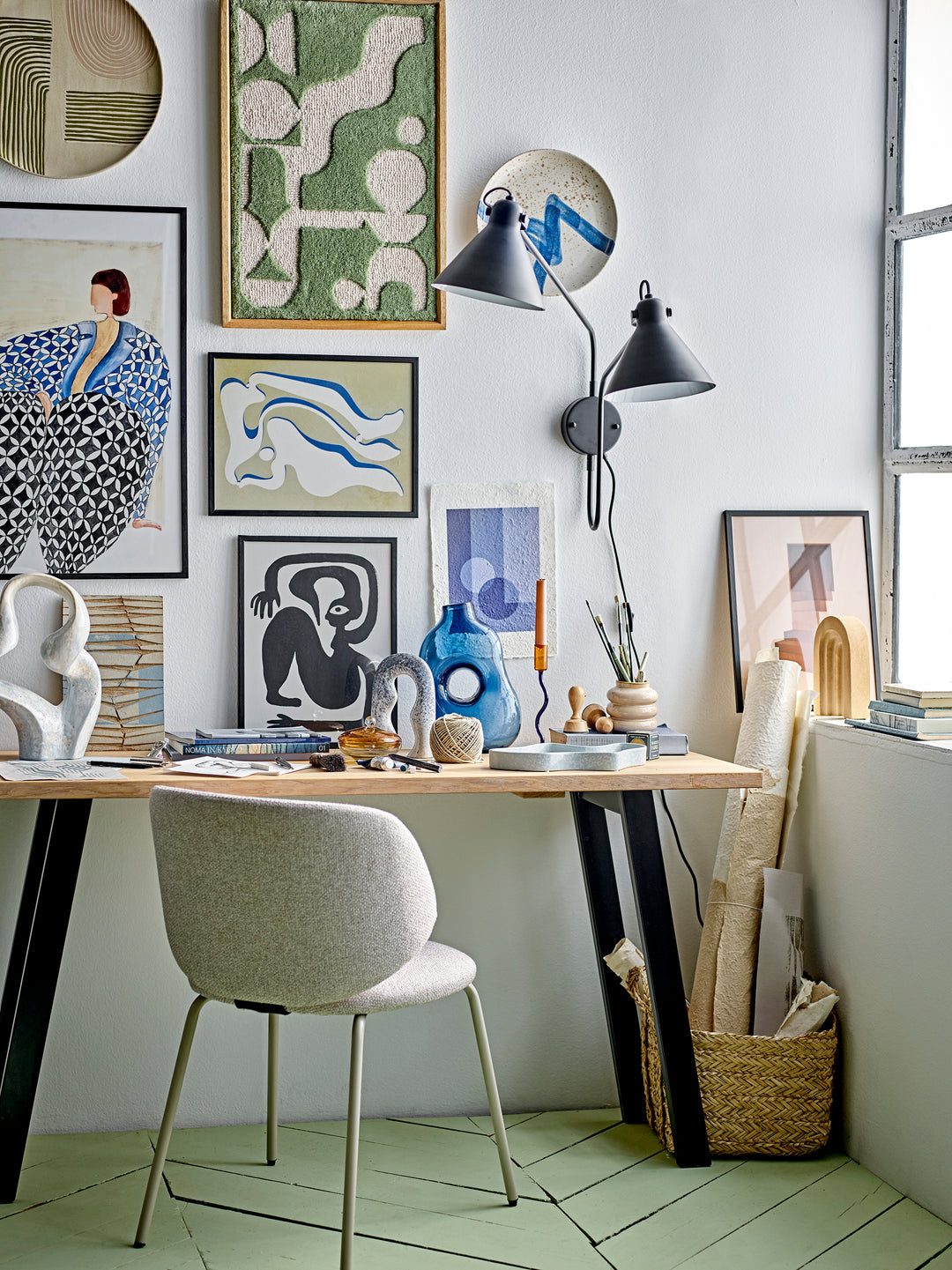 Farfurie Servire Ceramică Multicoloră Bloomingville - Imagine 6