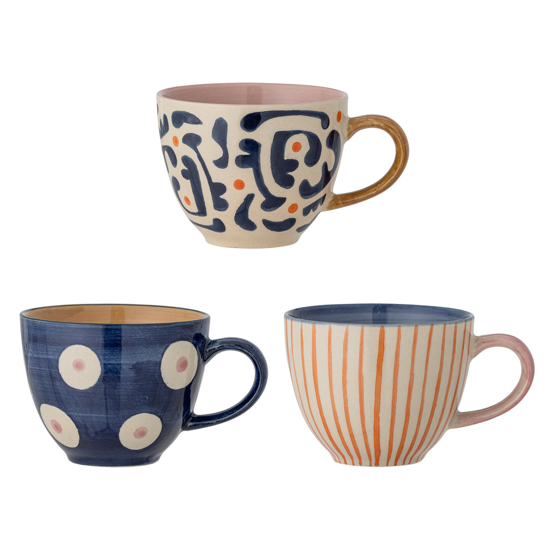 Set Căni Ceramice Multicolore Bloomingville - Imagine 1
