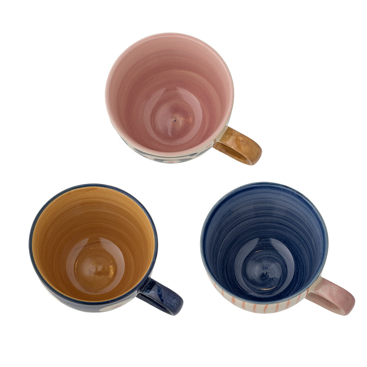 Set Căni Ceramice Multicolore Bloomingville - Imagine 2