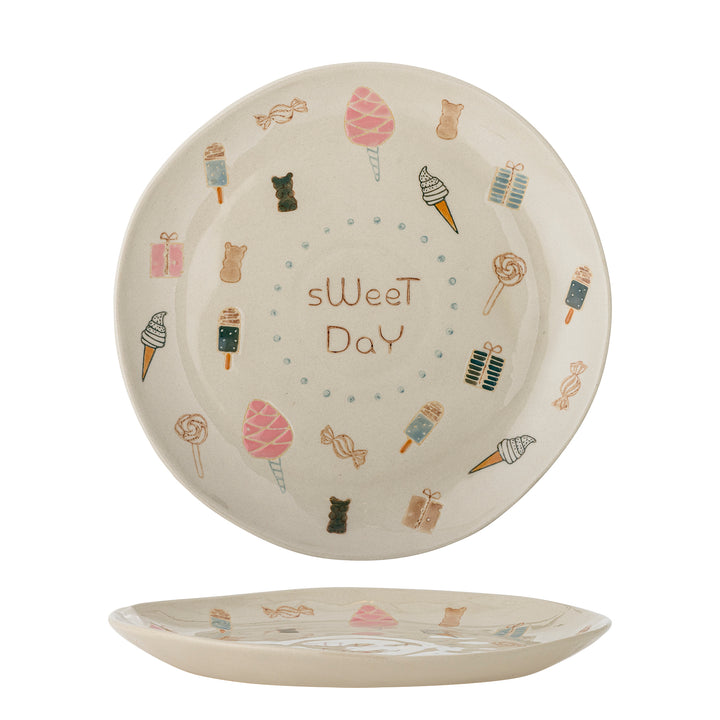 Farfurie Ceramică Multicoloră Sweet Day Bloomingville - Imagine 1