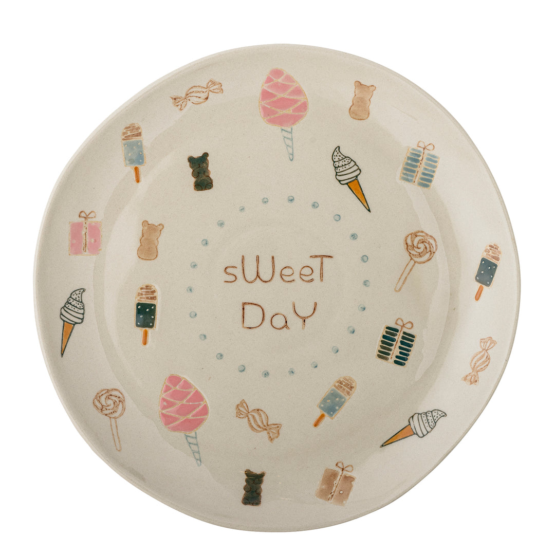 Farfurie Ceramică Multicoloră Sweet Day Bloomingville - Imagine 3