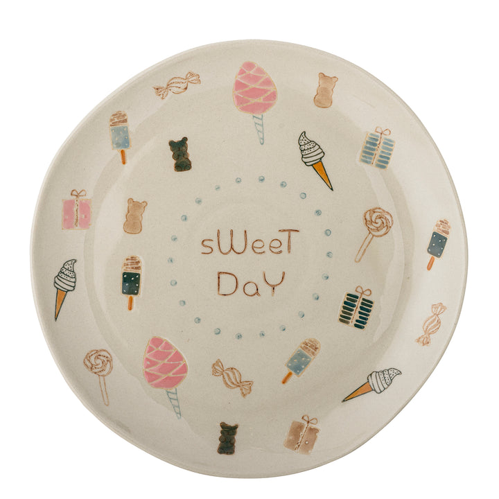 Farfurie Ceramică Multicoloră Sweet Day Bloomingville - Imagine 3