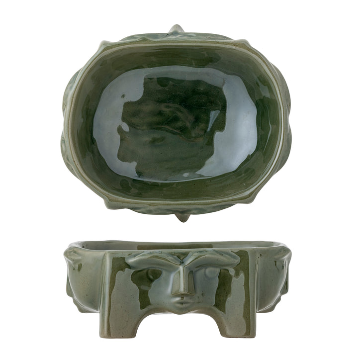 Bol Ceramic Verde Bloomingville - Imagine 1